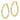 10K Gold Rhodium-Plated Diamond Cut Hoop Earrings - 25mm - Image 1