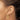 10K Gold Diamond-Cut Hollow Tube Hoop Earrings - 30mm - Image 2
