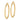 10K Gold Twisted Hoop Earrings with Diamond Cut Detail, 35mm - Image 1