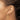10K Gold Twisted Hoop Earrings with Diamond Cut Detail, 35mm - Image 2