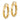 10k Gold Twisted Hoop Earrings - Polished 3mm Statement Style - Image 2
