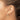 10k Gold Twisted Hoop Earrings with Diamond-Cut Detail, 26.5mm - Image 3