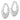 10k White Gold Textured Hoop Earrings for Effortless Chic - Image 1