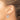 10k White Gold Textured Hoop Earrings for Effortless Chic - Image 2