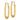 10k Gold Textured Rectangle Hoop Earrings - Image 1