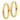 10k Gold Oval Hoop Earrings - Lightweight Style for Everyday Wear - Image 2