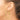 10k Gold Diamond-Cut Round Hoop Earrings - 4mm Sparkle - Image 3