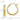 10k Gold Hollow Hoop Earrings with Diamond-Cut Detail, 18mm - Image 4