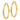 10k Gold Diamond-Cut Hollow Hoop Earrings, 2.8x30mm - Image 2