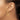 10k Gold Diamond-Cut Hollow Hoop Earrings, 2.8x30mm - Image 3