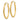 10k Gold Diamond-Cut Oval Hoop Earrings for Effortless Style - Image 2