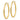 10k Gold Diamond-Cut Oval Hoop Earrings for Effortless Style - Image 2