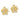 10K Gold Plumeria Flower Post Earrings for Effortless Island Vibes - Image 2