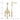 10K White Gold Filigree Chandelier Dangle Earrings - Image 3