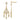 10K White Gold Filigree Chandelier Dangle Earrings - Image 1