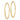 10K Gold Diamond-Cut Square Tube Endless Hoop Earrings - Image 2