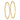 10k Gold Diamond-Cut Square Tube Endless Hoop Earrings - Image 2