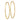 10k Gold Diamond-Cut Endless Hoop Earrings - 60mm Square Tube Design - Image 2