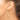10k Gold Diamond-Cut Endless Hoop Earrings - 60mm Square Tube Design - Image 3