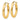 10k Gold Polished Oval Tube Hoop Earrings - Modern Chic Style - Image 2