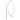 10K White Gold Square Tube Threader Earrings - Image 1