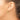 10k Gold Diamond-Cut Round Hoop Earrings - Image 3
