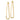 10k Gold Polished Large Triangle Hoop Earrings - Image 2