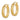 10k Gold Polished Diamond-Cut Hoop Earrings - Image 2