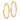 10K Gold Diamond-Cut Hoop Earrings, 35mm - Bold & Chic Statement Style - Image 2