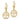 10K Gold Tree of Life Leverback Earrings in Round Frame - Image 2