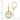10K Gold Tree of Life Leverback Earrings in Round Frame - Image 3