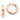 10k Rose Gold Round Hinged Hoop Earrings for Effortless Chic - Image 1