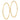 10k Gold Endless Hoop Earrings - 70mm Statement Style - Image 2