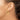 10k Gold Polished Large Hoop Earrings with Diamond Cut Edges - Image 3