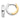 10k Two-Tone Round Hinged Hoop Earrings - 2.5mm Modern Statement - Image 1