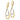 10k Two-Tone Teardrop Leverback Earrings for Effortless Elegance - Image 2