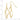 10k Gold Twisted Dangle Earrings for Effortless Everyday Style - Image 4