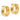 10k Gold Textured Hoop Earrings for Effortless Everyday Style - Image 2
