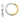 10k Two-Tone Round Hoop Earrings for Effortless Everyday Style - Image 1
