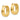 10k Gold Round Hinged Hoop Earrings for Effortless Everyday Style - Image 2