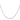 10k White Gold Rope Chain Necklace - 1.3mm Modern Elegance - Image 2