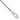 10k White Gold Rope Chain Anklet - 1.3mm Modern Design - Image 1