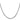 10k White Gold 2.9mm Flat Beveled Curb Chain Necklace - Image 2