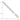 10k White Gold Beveled Curb Chain - Trendy 2.9mm Style - Image 2