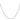 10k White Gold Spiga Chain Necklace - Delicate and Trendy - Image 2