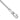 10k White Gold Spiga Chain Anklet – Modern Minimalist Elegance - Image 1