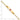 10k Yellow Gold Red Enamel Figaro ID Bracelet with Diamond Accents - Image 2
