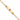 10k Yellow Gold Red Enamel Figaro ID Bracelet with Diamond Accents - Image 1