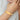 10k Gold Red Enamel Curb Link ID Bracelet with Diamond Shape Detail - Image 5