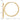 10k Gold Polished Round Endless Hoop Earrings - Image 4
